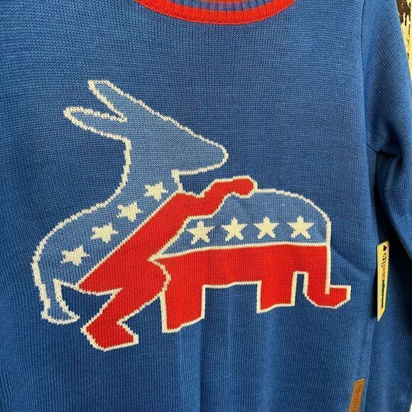 Women’s Tipsy Elves NWT Democratic political sweater.  Size S. - Picture 3 of 10